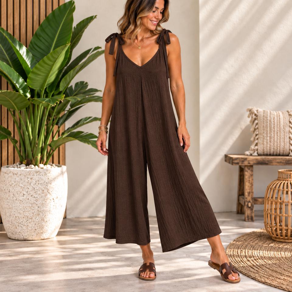 Mono de Lino Midi Liso