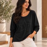 Camiseta Manga Larga Estrella Remaches