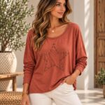 Camiseta Manga Larga Estrella Remaches